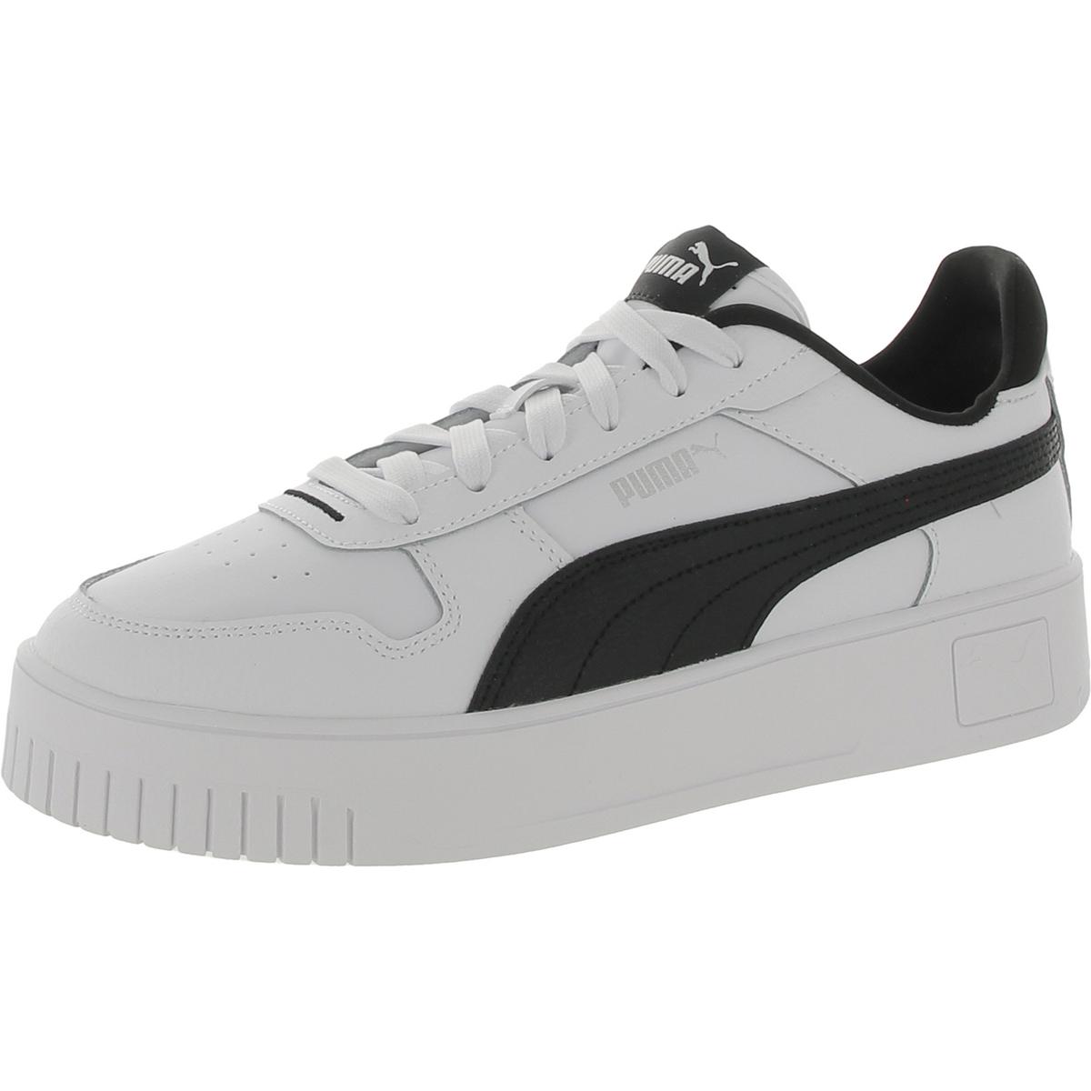 Женские кожаные повседневные и модные кроссовки Puma Carina Street BHFO 2787