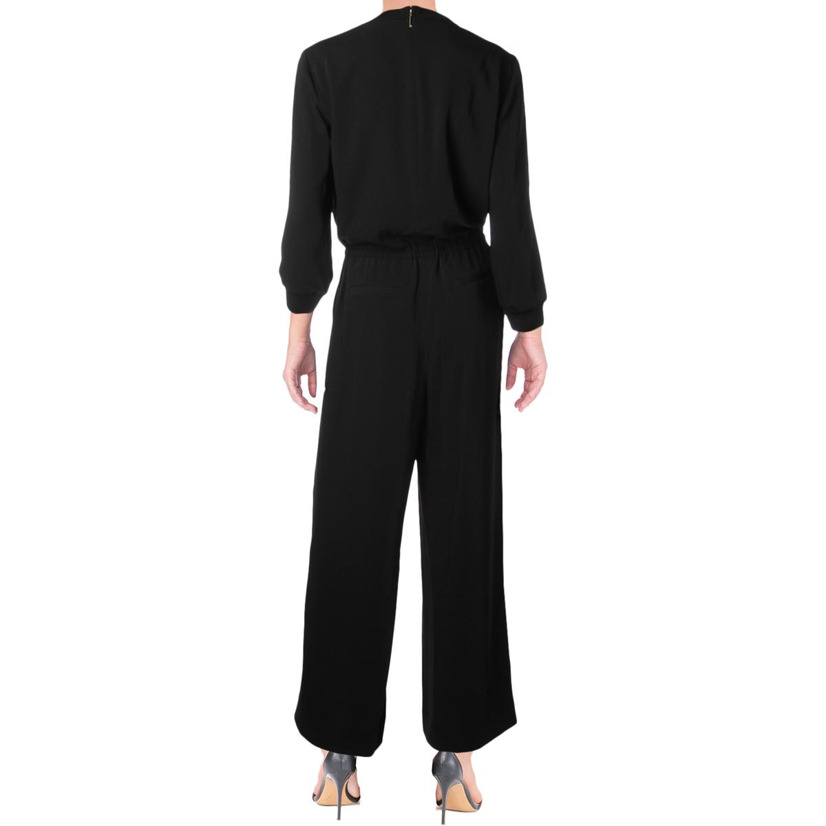 black utility jumpsuit