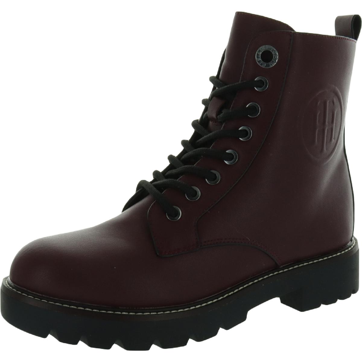 tommy hilfiger combat boots