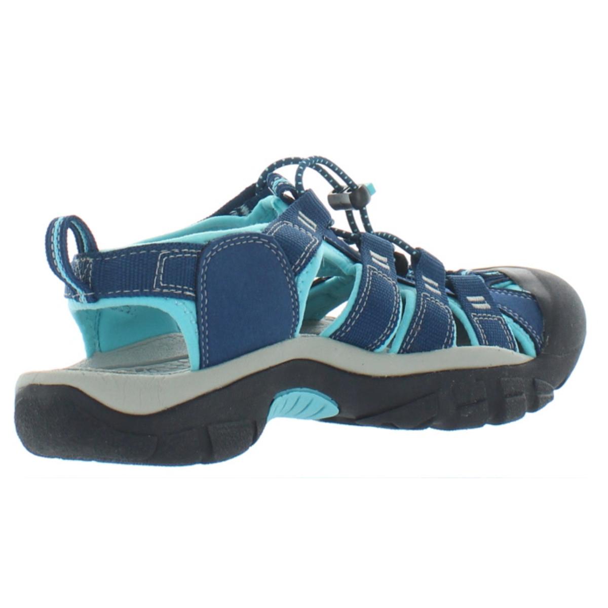 Keen Womens Blue Faux Leather Fisherman Sandals Shoes 7.5 Medium (B,M ...