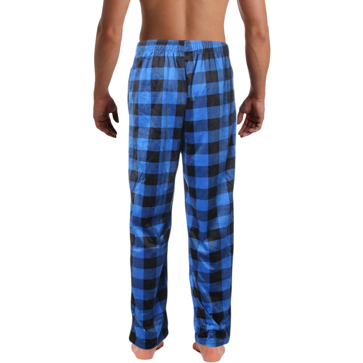 Weatherproof Mens Blue Silky Fleece Pajamas Bottoms Sleep Pant L BHFO ...