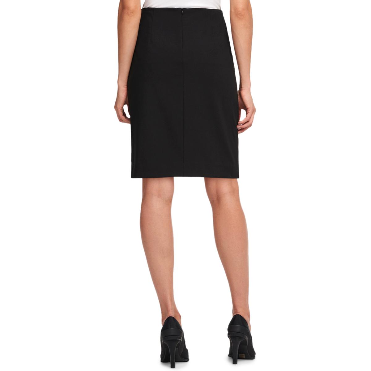 DKNY Womens Black Pleated Mini Day to Night Wrap Skirt 16 BHFO 7216 | eBay