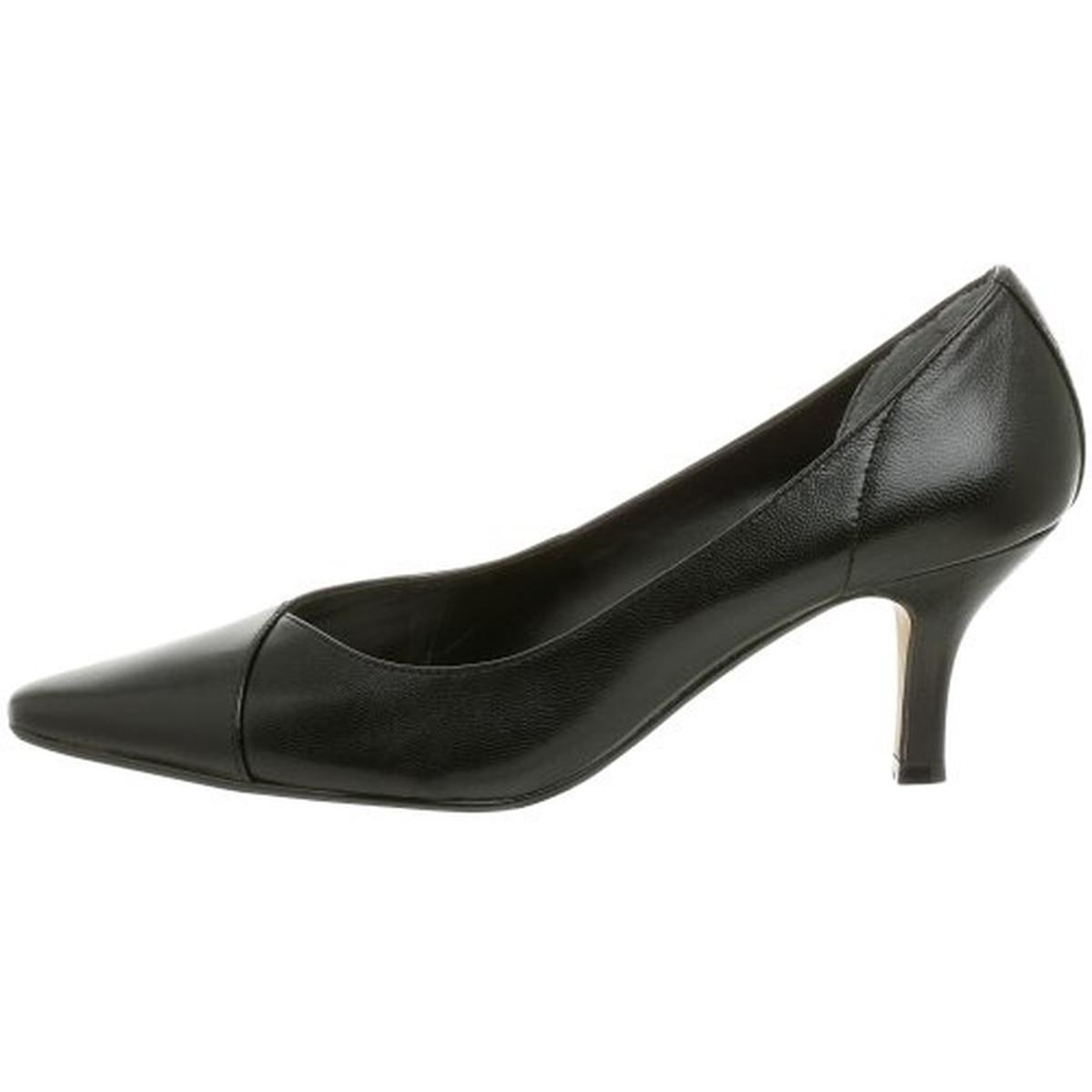 Bella Vita Womens Wow Black Leather Pumps Shoes 7.5 Narrow (AA,N) BHFO ...