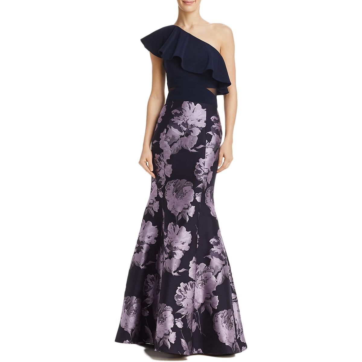 xscape one shoulder gown
