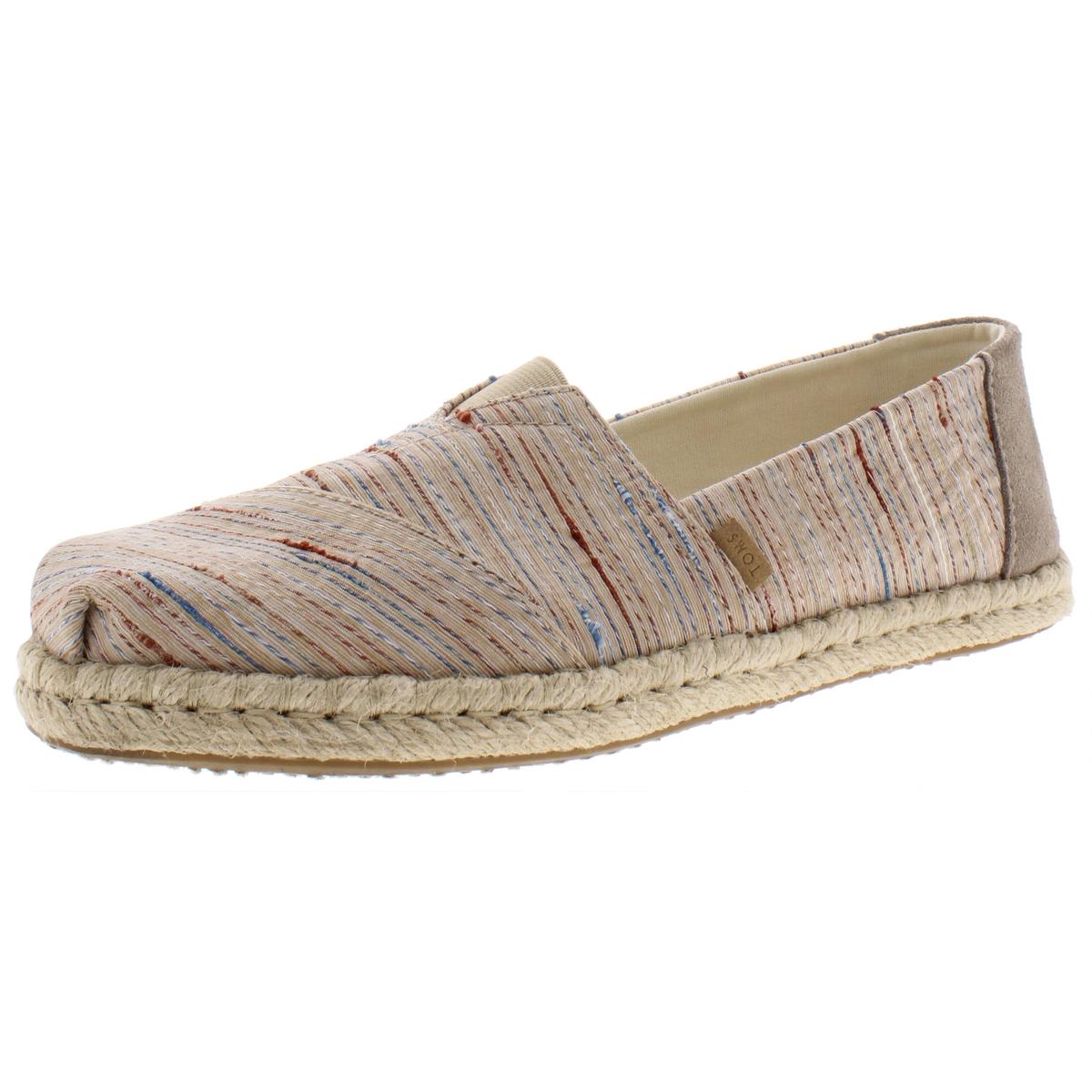 Toms Womens Seasonal Classics Beige Espadrilles Shoes 8.5 Medium (B,M ...