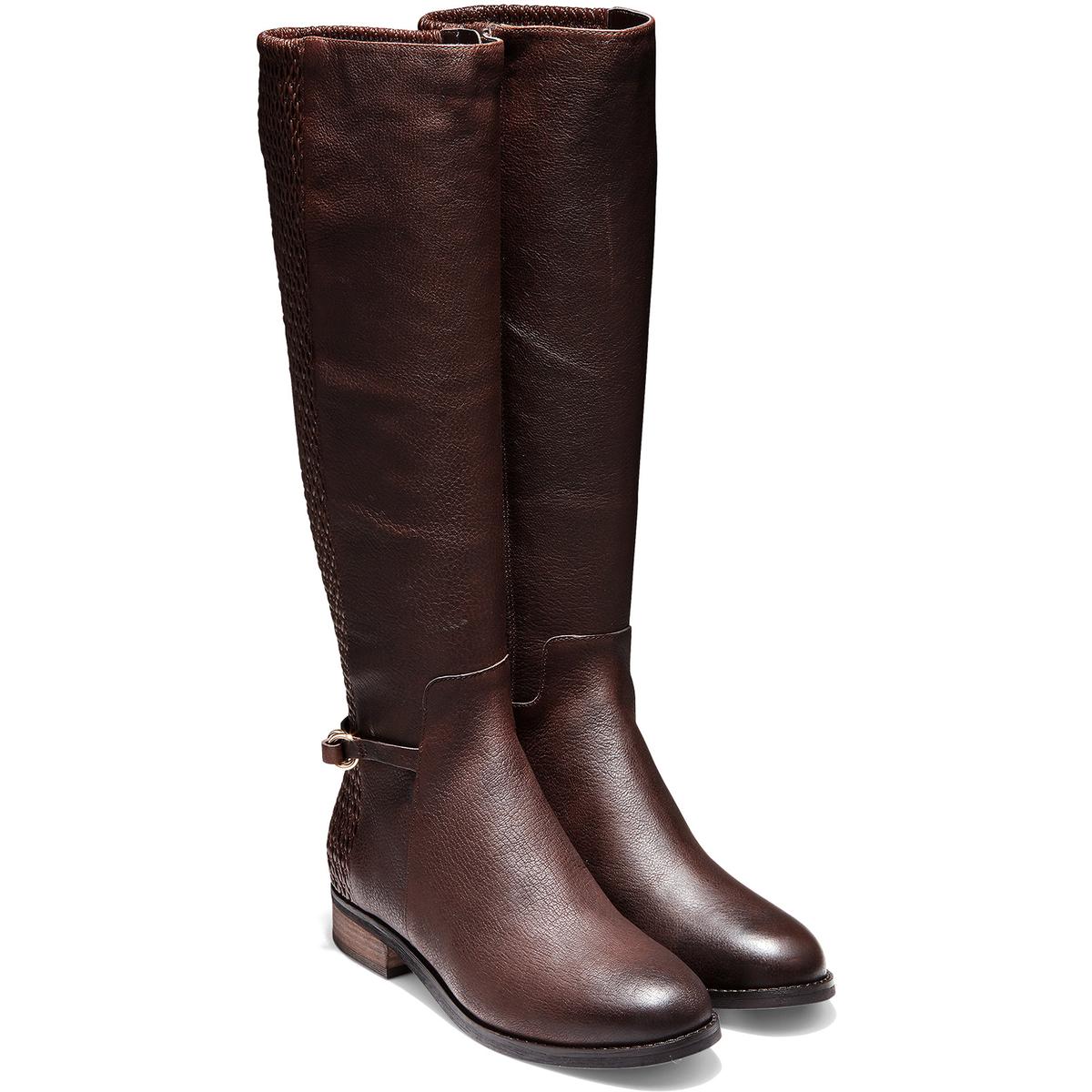 brown long boots ladies