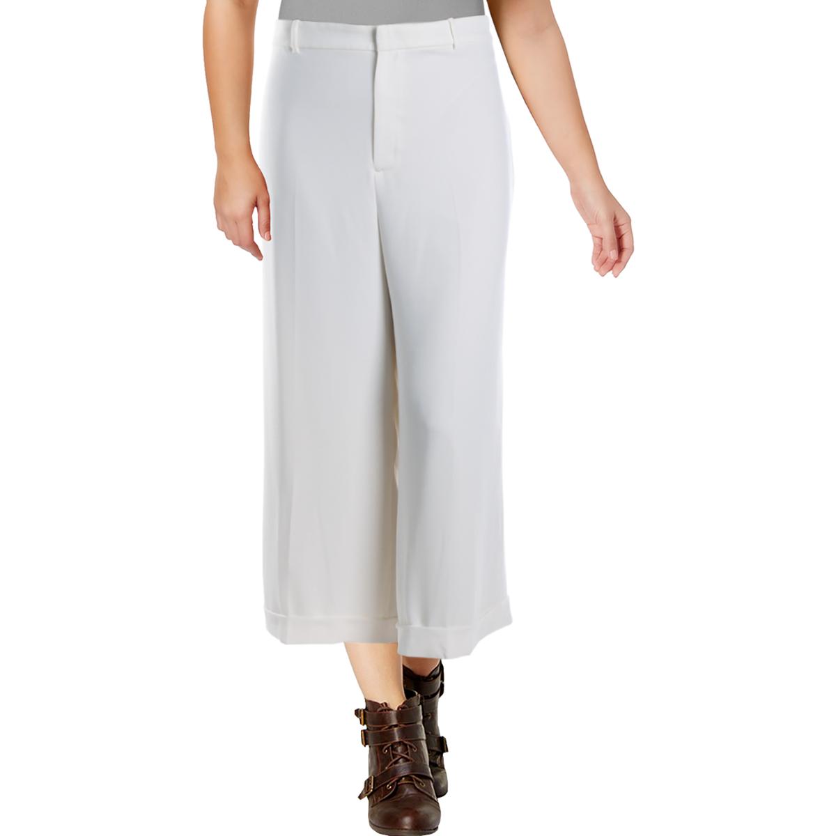 Lauren Ralph Lauren Womens Larabeth White Dress Pants Trousers Plus 18 ...