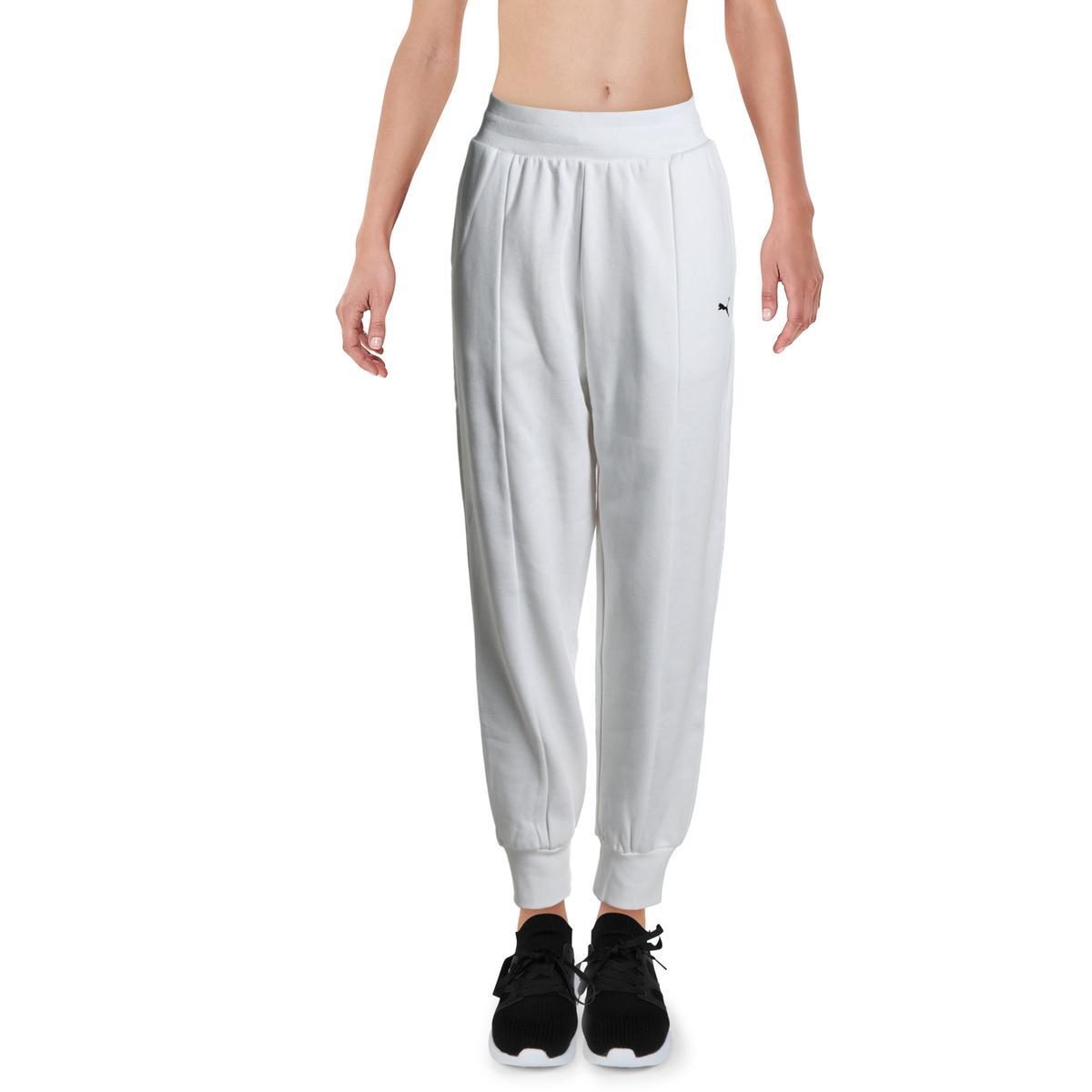 puma white sweatpants