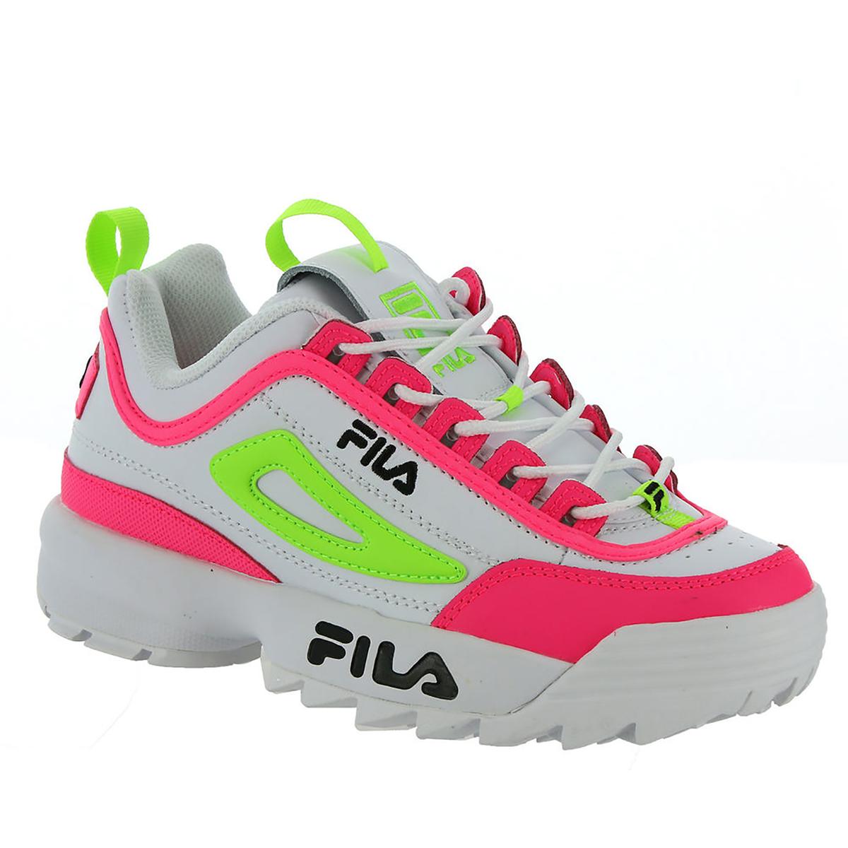 Fila Womens Disruptor II White Athletic and Training Shoes 10 Medium (B,M)  2900