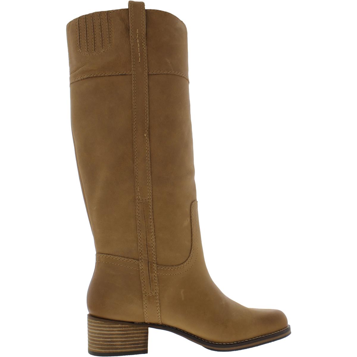 Lucky Brand Womens Hybiscus Leather Riding Tall Knee-High Boots Shoes BHFO 9370 - Picture 15 of 16