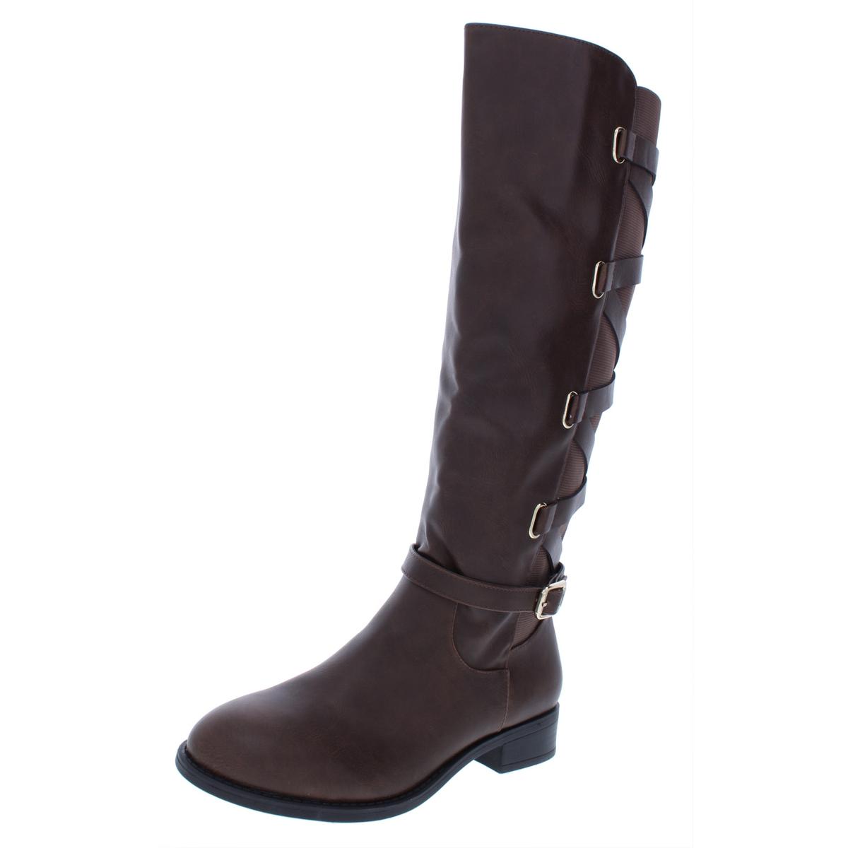 Thalia Sodi Womens Veronika Closed Toe Knee High Wide Calf Fashion Boots