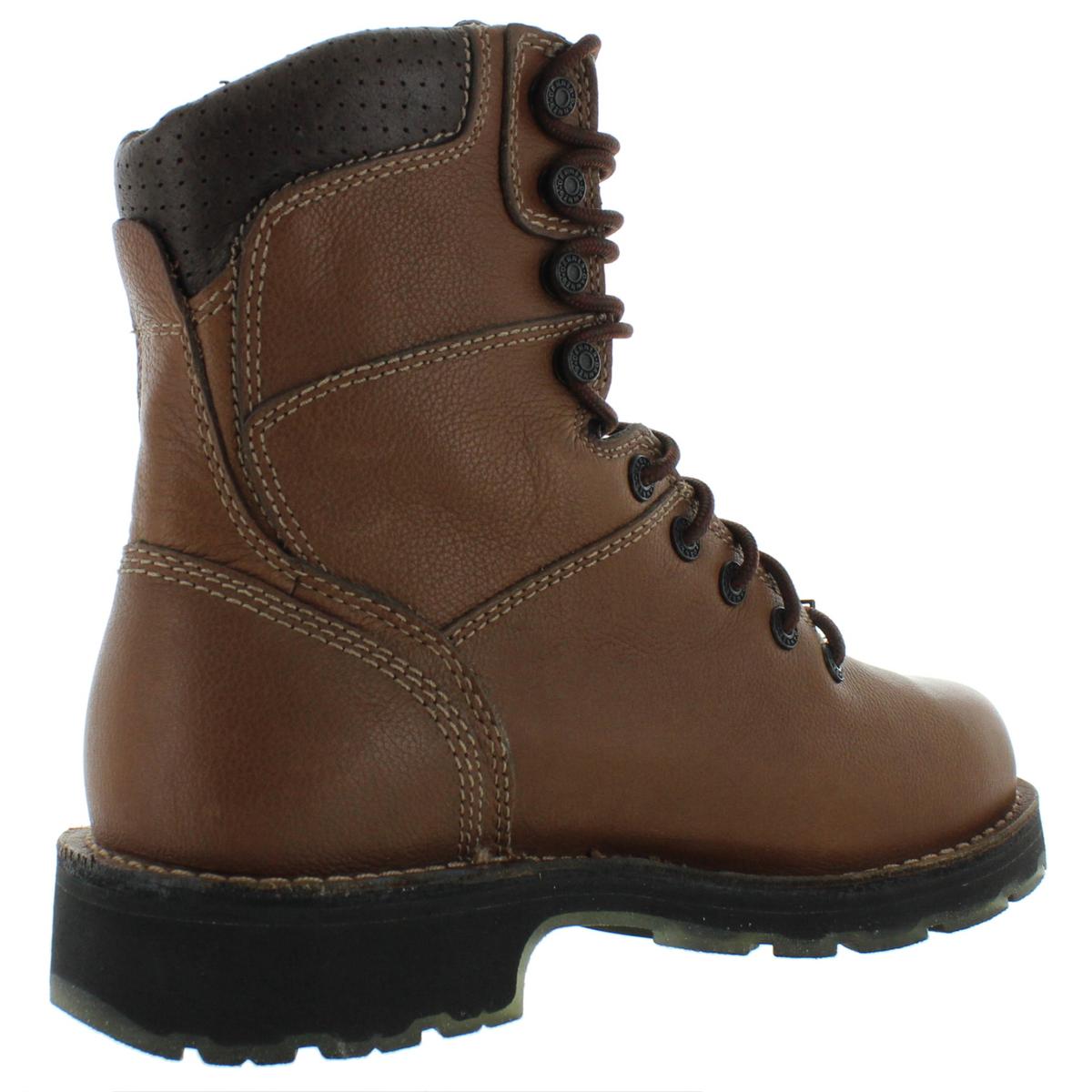 Danner Mens Brown Leather Vibram Combat Boots Shoes 8 Medium (D) BHFO ...