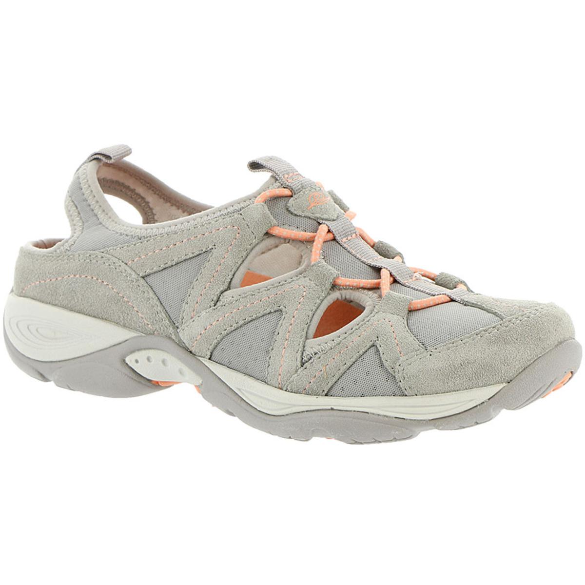 Easy Spirit Womens Earthen Suede Mesh Slingback Walking Shoes Sneakers