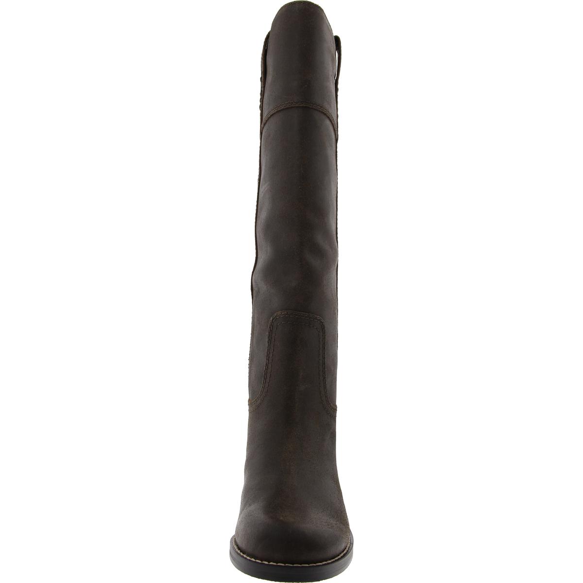Lucky Brand Womens Hybiscus Leather Riding Tall Knee-High Boots Shoes BHFO 9370 - Picture 6 of 16