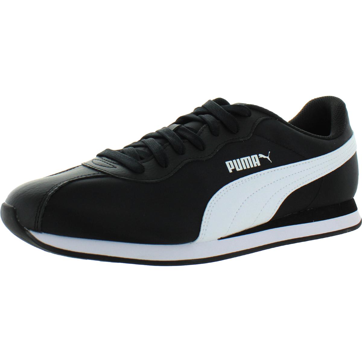 Puma Mens Turin II Black Logo Trainer Sneakers Shoes 11 Medium (D) BHFO ...