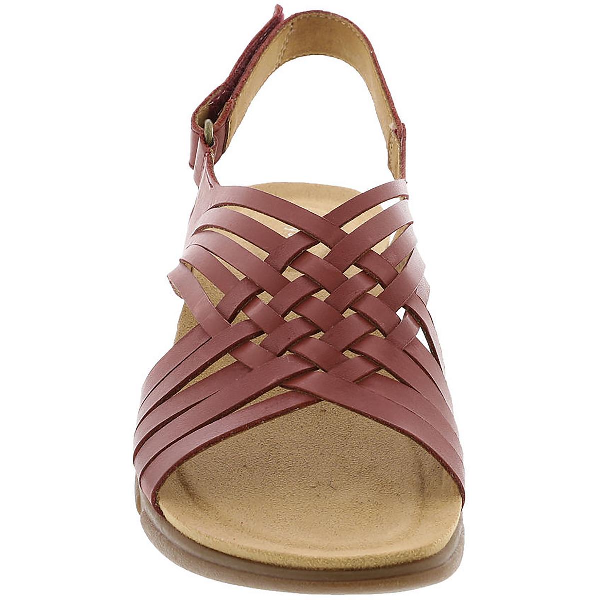 Easy Spirit Womens Mar Leather Slingback Flat Sandals Shoes BHFO 2679 - 第 28/28 張圖片