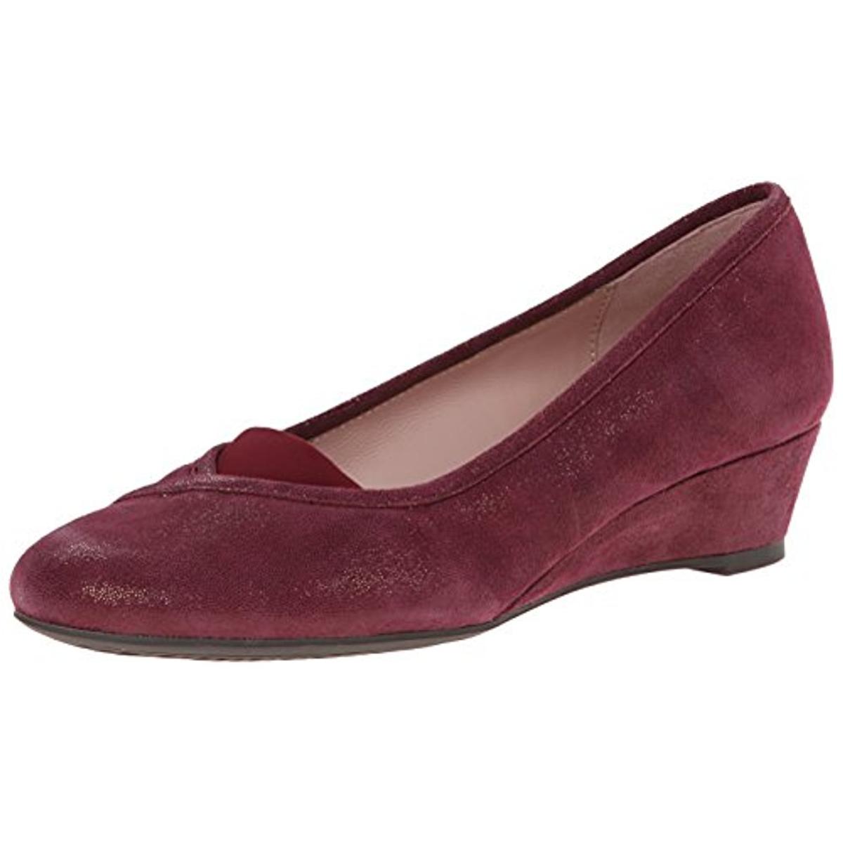 Taryn Rose 4171 Womens Peta Slip On Wedge Heels Shoes BHFO | eBay