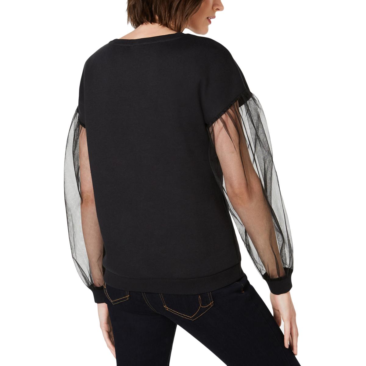 sheer long sleeve sweater