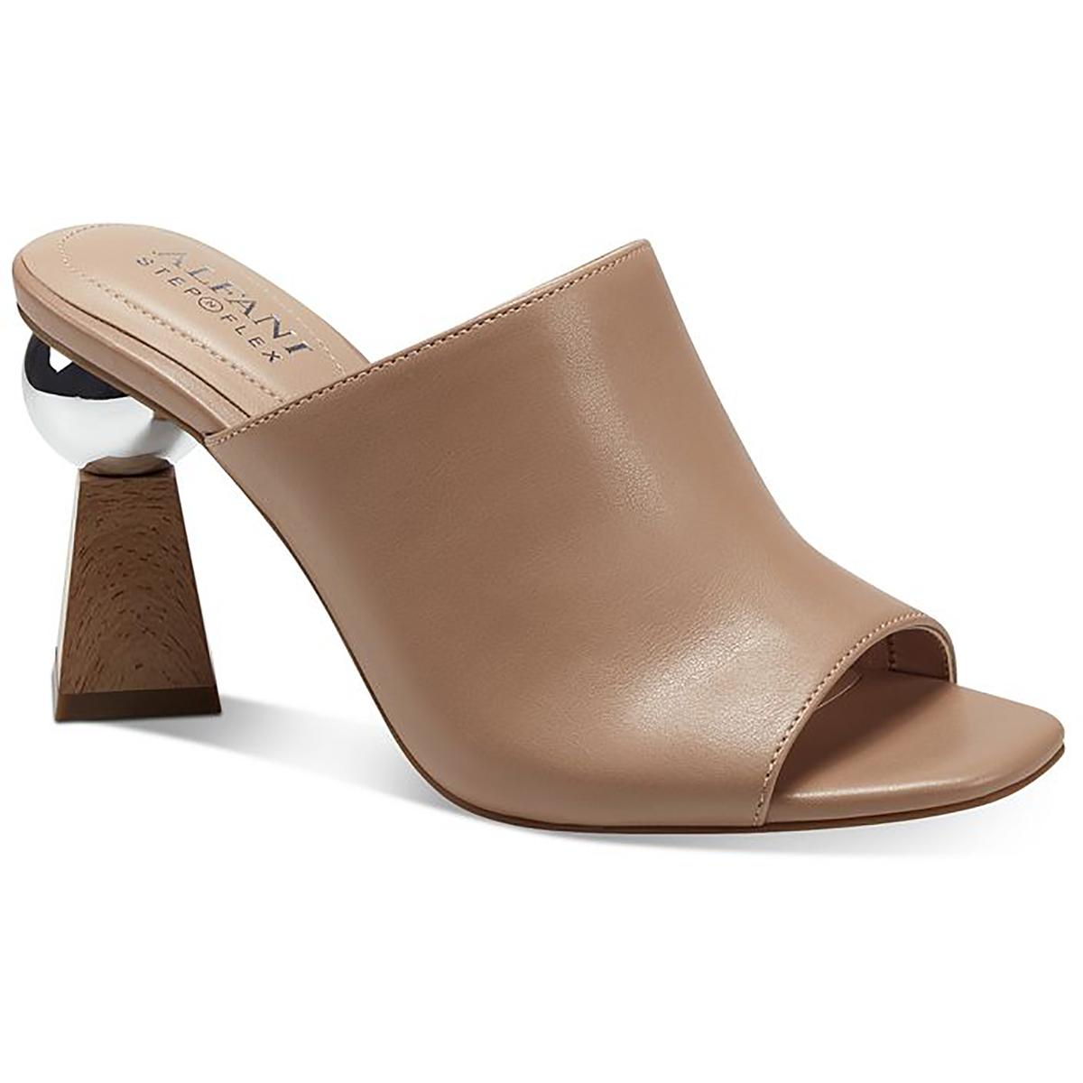 Alfani Womens Magnolea Wood-Heel Slip On Dress Sandal Block Heel Shoes BHFO  7465