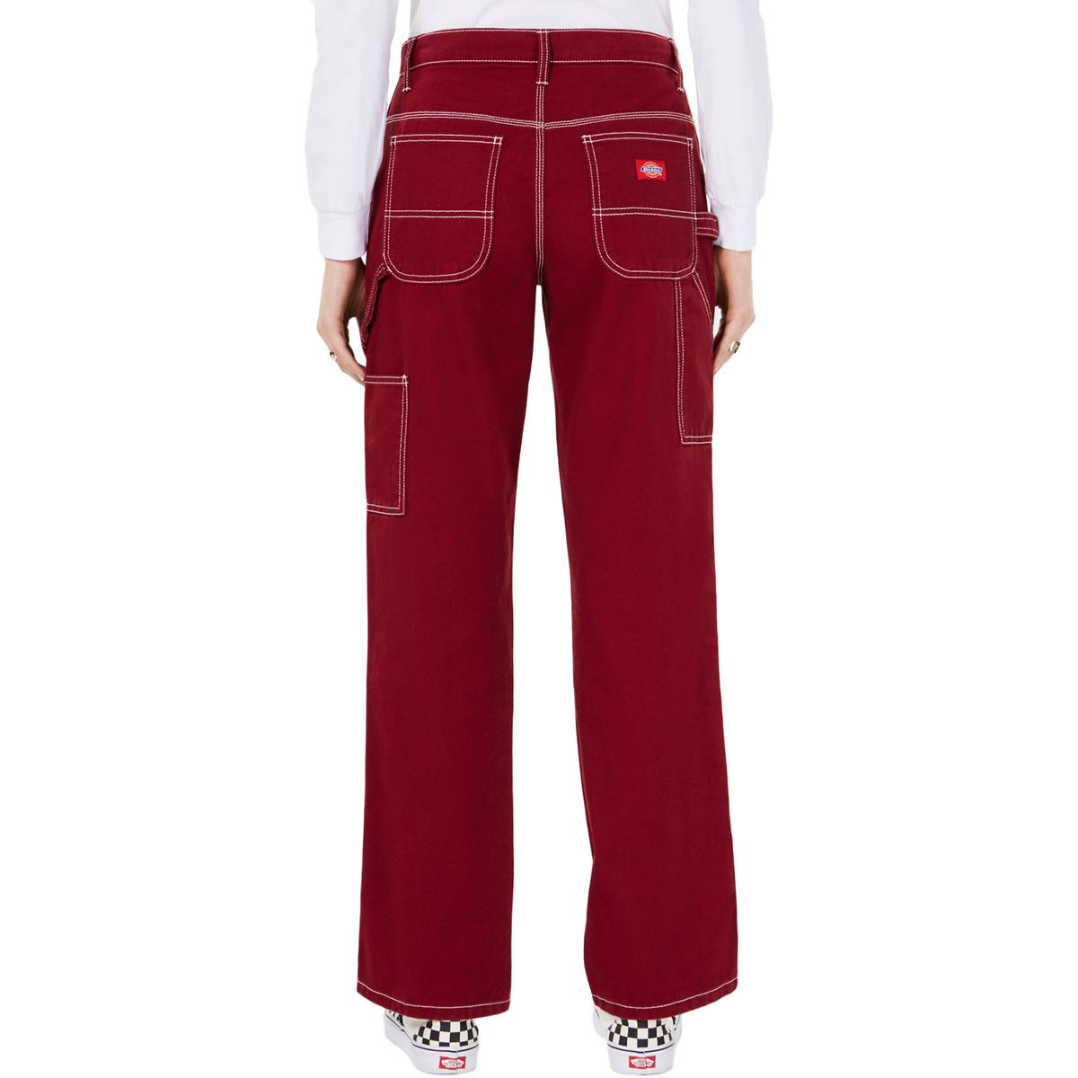 Dickies Womens Denim Carpenter Relaxed Straight Leg Jeans Juniors BHFO 7873