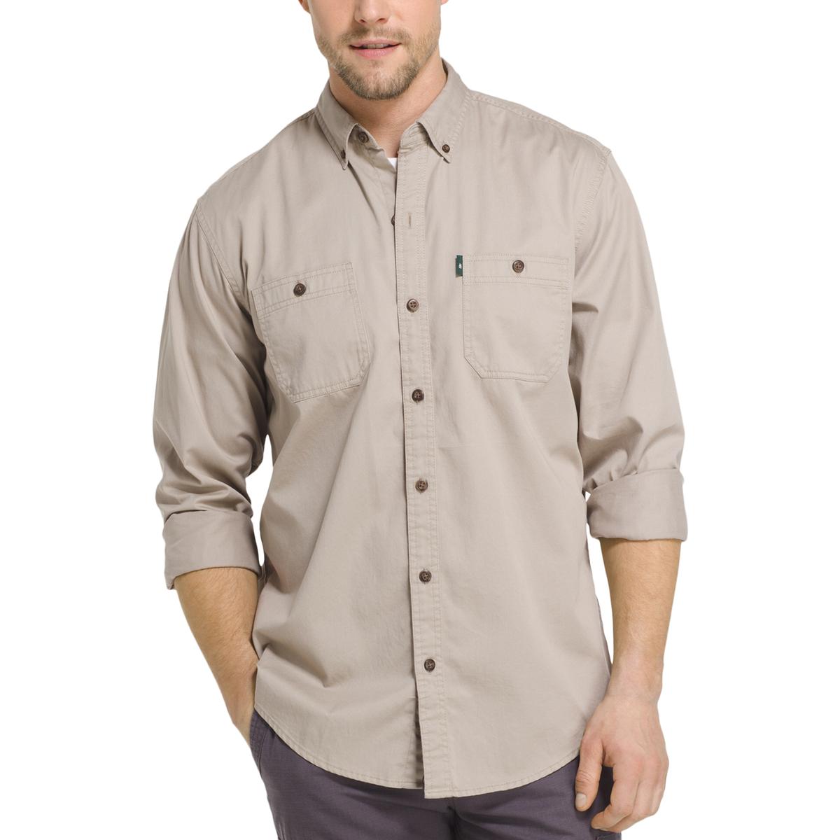 mens twill button down shirts