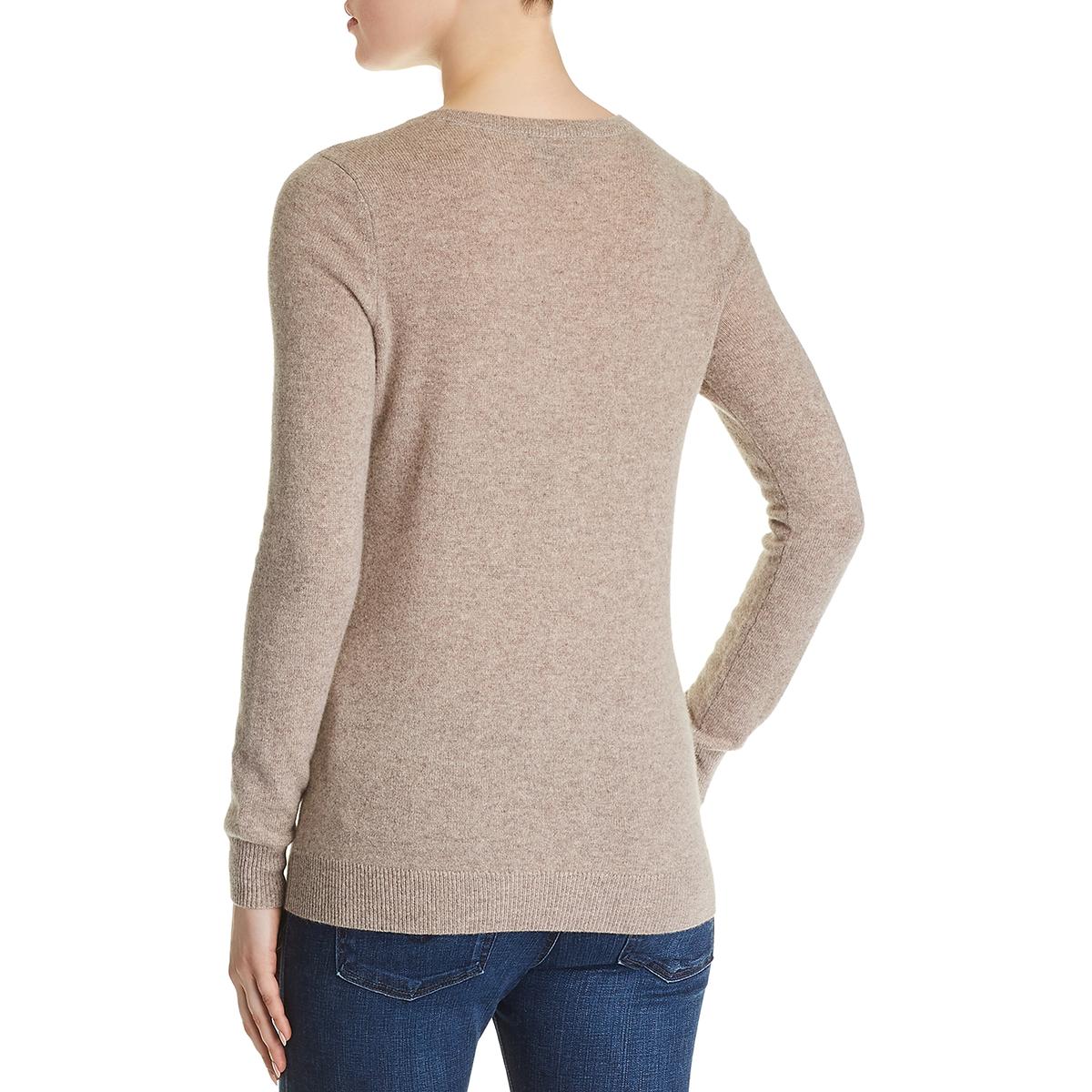 Private Label Womens Gray Cashmere Hi-Low V-Neck Tunic Sweater Top XL BHFO 1799 