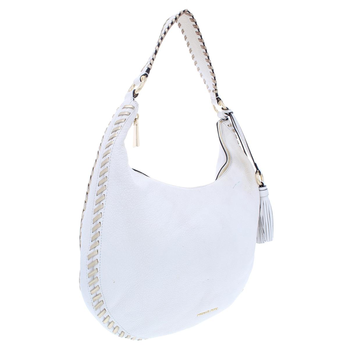 large white michael kors purse