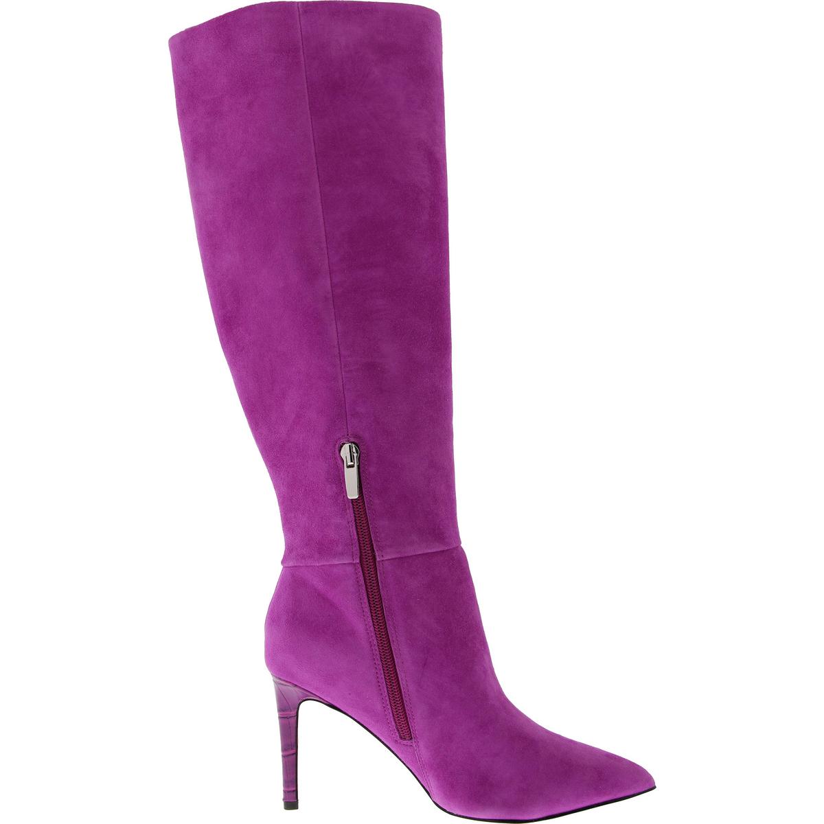 Nine West Richy elegante hohe kniehohe Damenstiefel aus Leder Schuhe BHFO 7607 - Bild 8 von 13