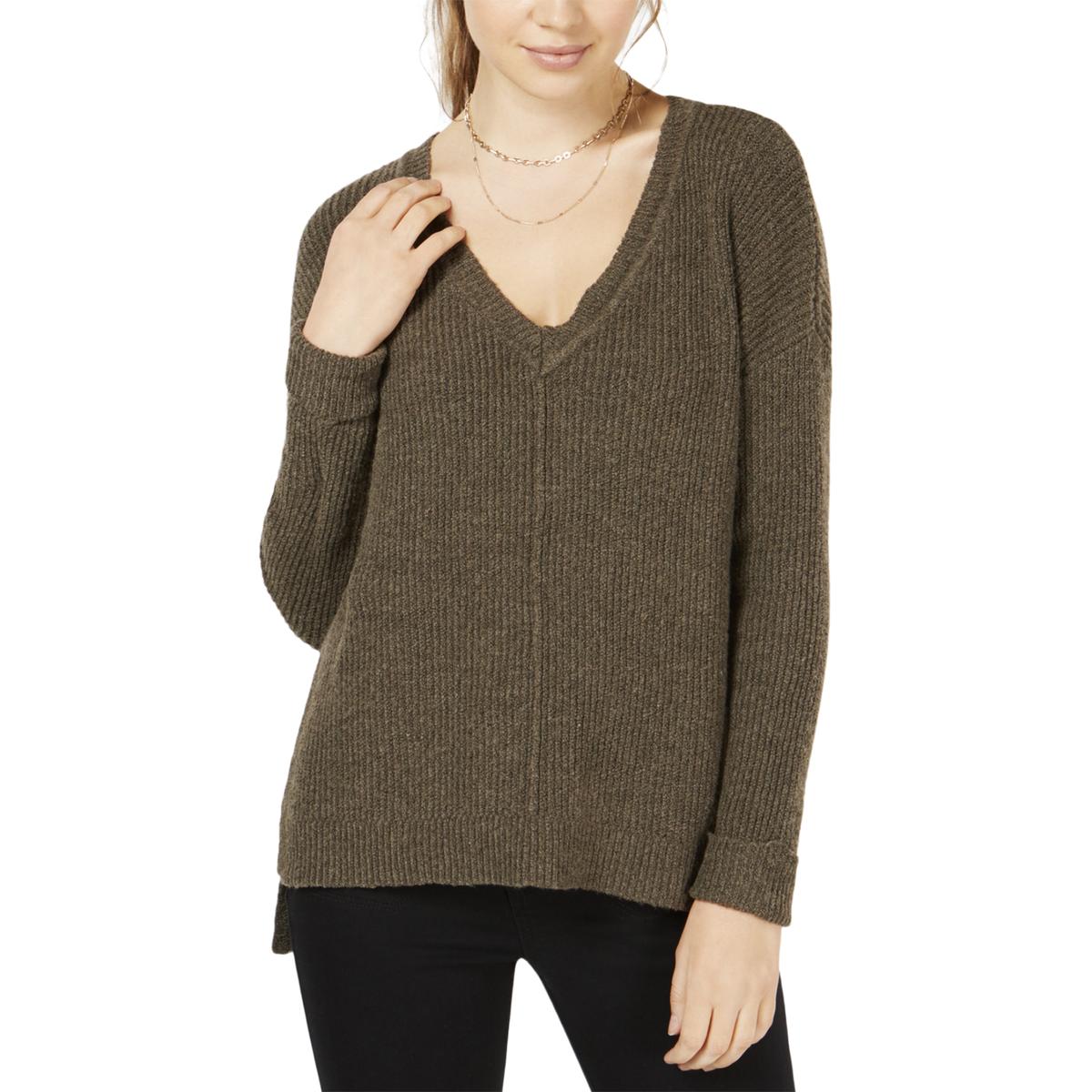 LNA Womens Kindred Ribbed Knit Sweater
