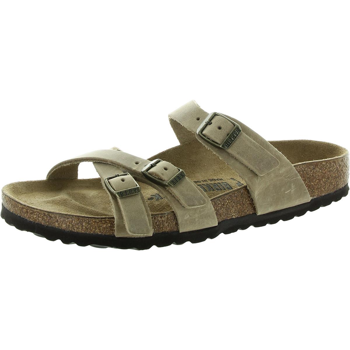 Женские бежевые босоножки-горки Birkenstock с пряжкой 39 BHFO 1899