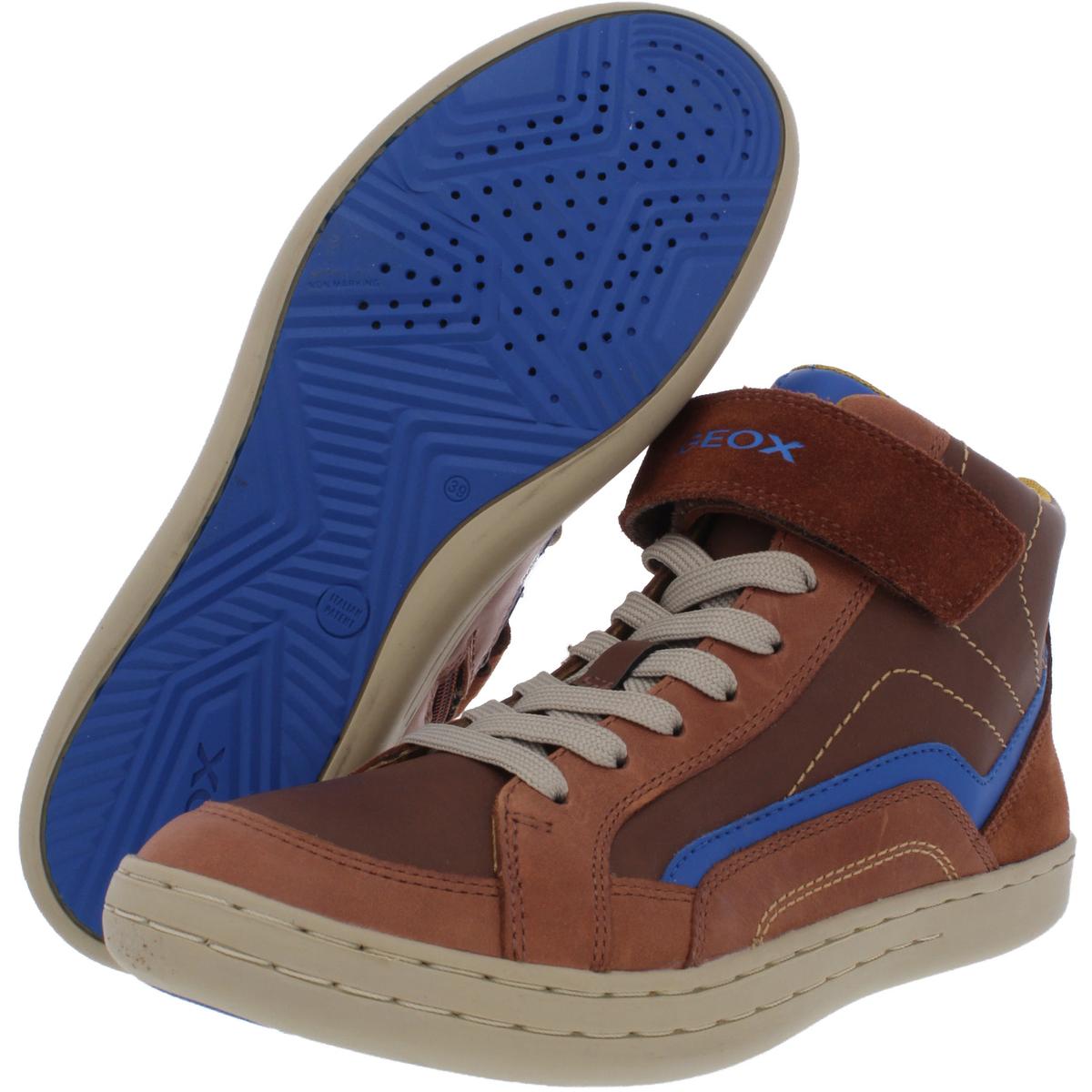Retentie vlees Briesje Geox Respira Boys Garcia Faux Leather Lace Up High Top Sneakers Shoes BHFO  9297 | eBay
