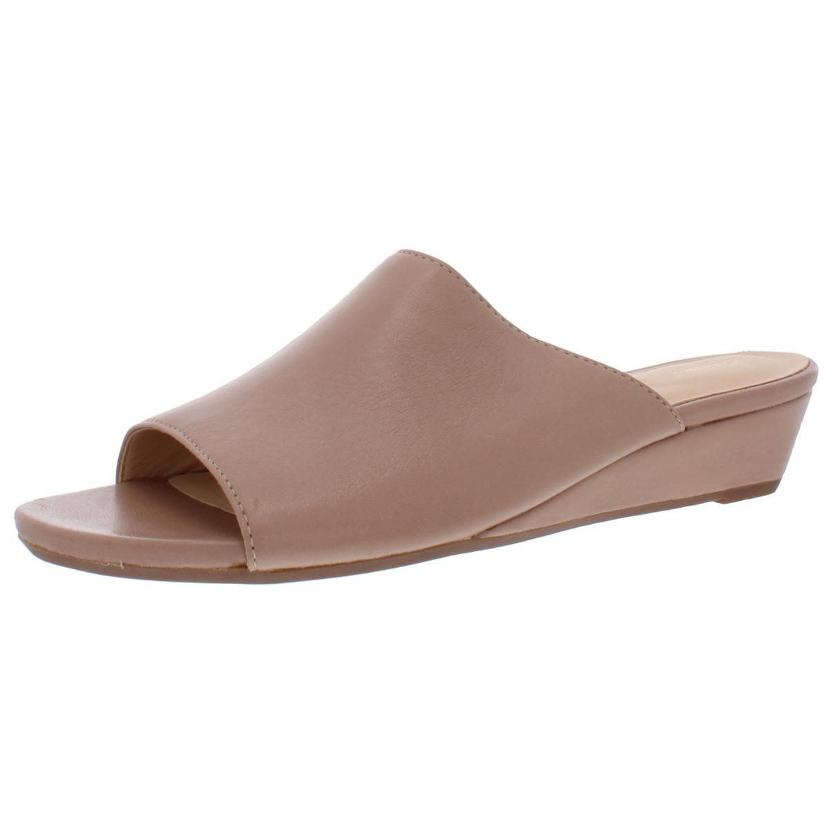 Clarks Womens Parram Waltz Beige Wedge Sandals Shoes 7 Medium (B,M ...