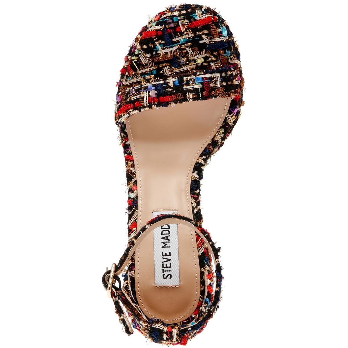 Steve Madden Womens Susan Solid Ankle Strap Pumps Heels Shoes BHFO 0969 - Picture 14 of 14