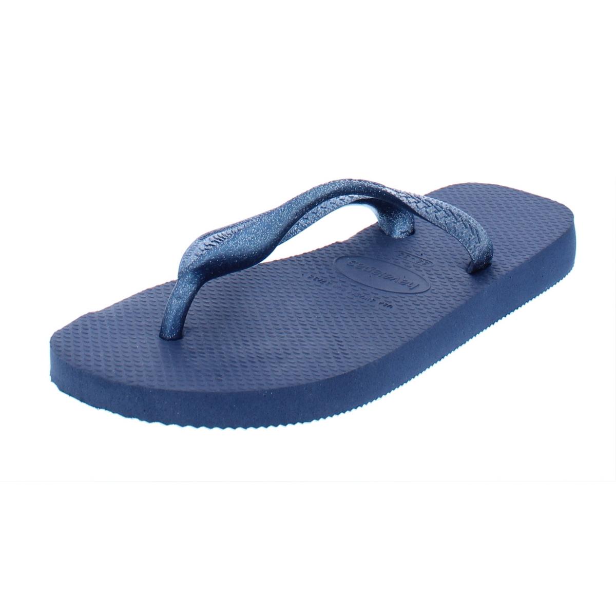 Havaianas Womens Blue Textured Beach Flip-Flops Shoes 6 Medium (B,M) BHFO 0341 | eBay