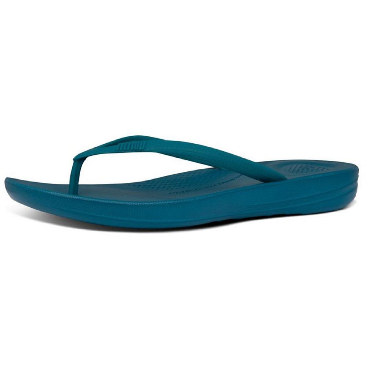 Женские эргономичные шлепанцы-слипоны на плоской подошве Fitflop Iqushion BHFO 3465