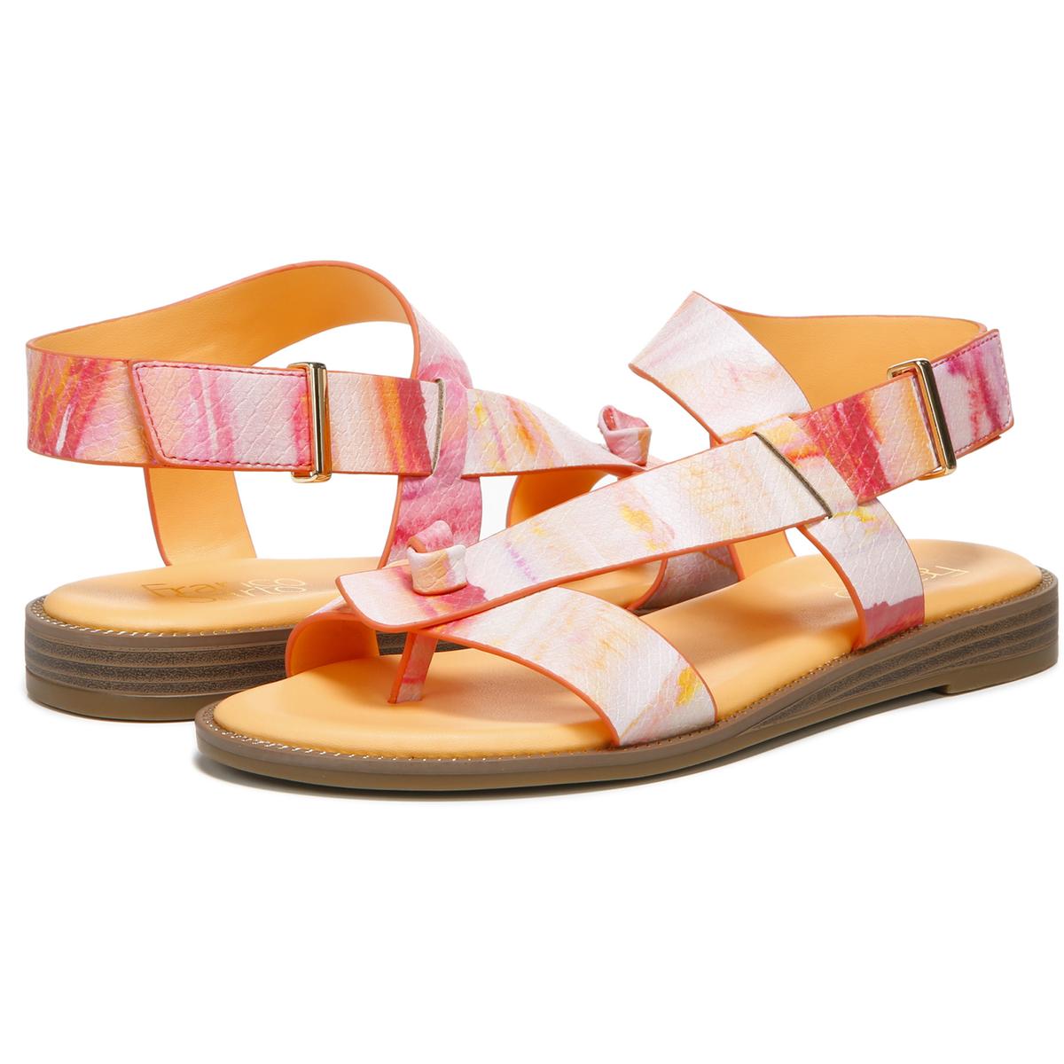 Franco Sarto Womens Glenni Strappy ToeLoop Flats Shoes BHFO 2726 eBay