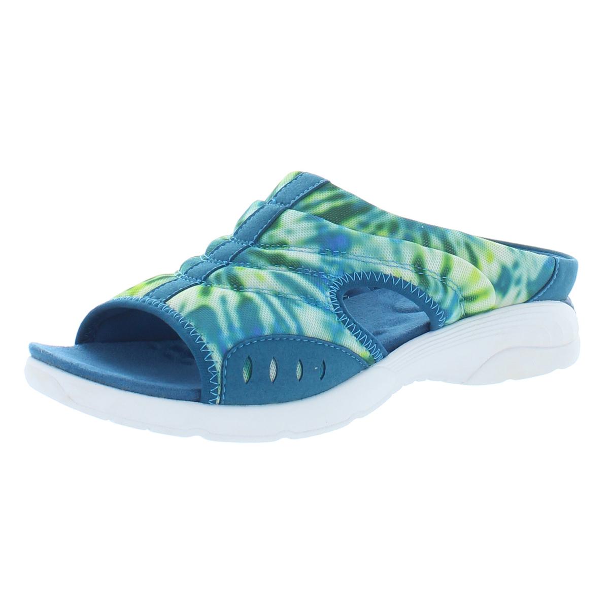 Easy Spirit Womens Traciee 2 Blue Slide Sandals Shoes 7.5 Medium (B,M ...