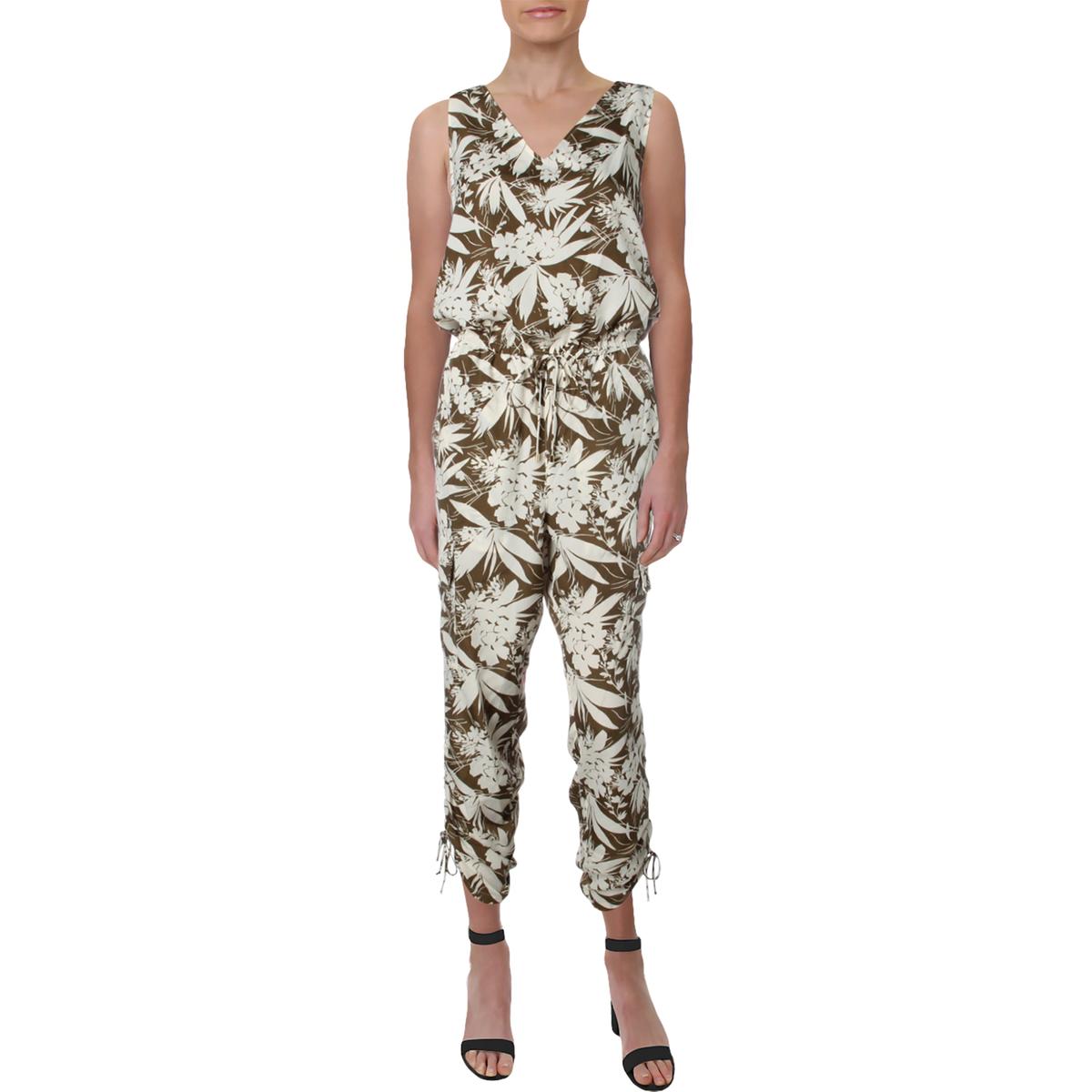 Lauren Ralph Lauren Womens Neila Green Cargo Ruched Jumpsuit 6 BHFO 9230 883806819287 | eBay