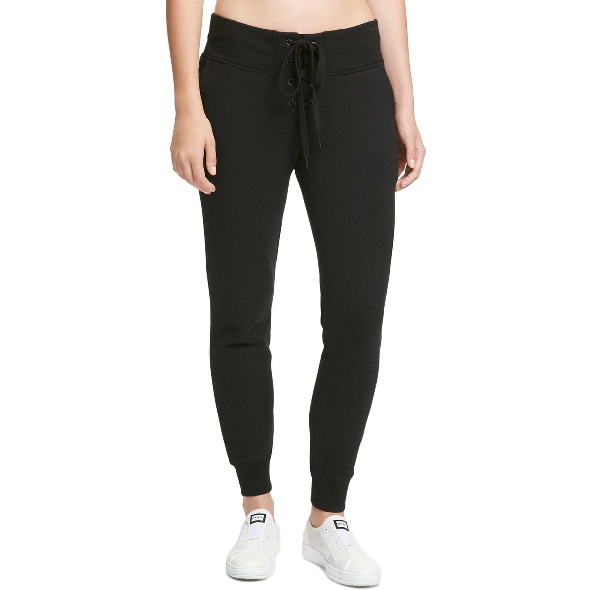 DKNY Sport Womens Black Sweatpants Fitness Jogger Pants Athletic XL ...
